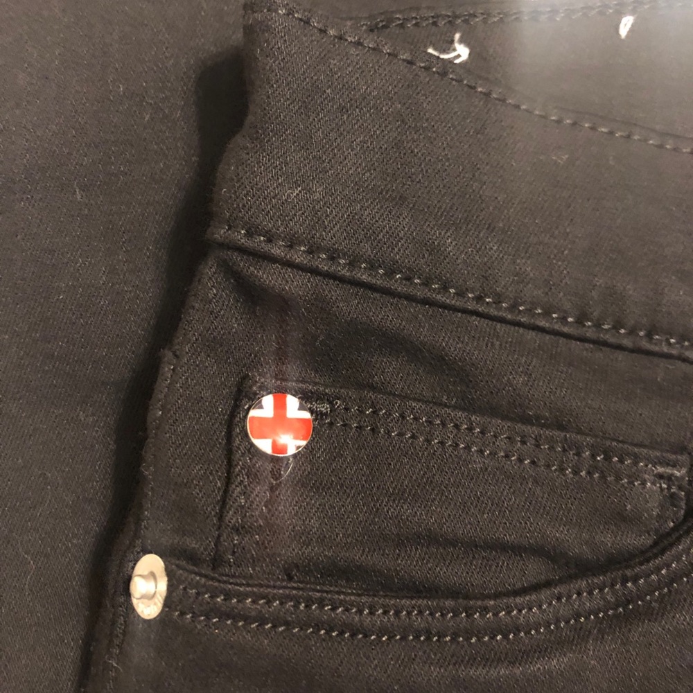 Hudson black high rise jeans